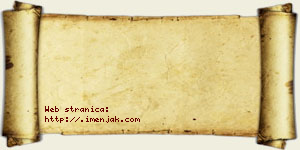 Isak Stanojev vizit kartica